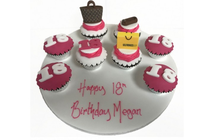 Designer Birthday Cupcakes